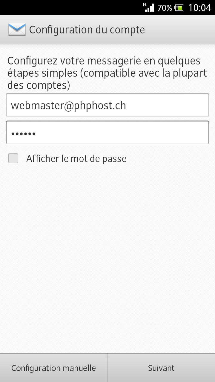 Config Exchange ActiveSync 1